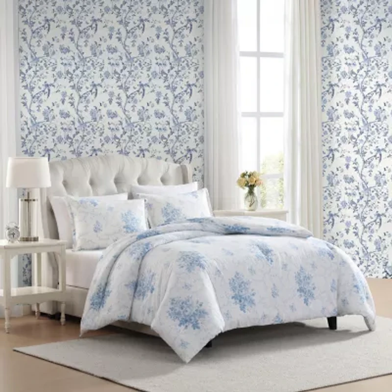 Laura Ashley Sophia Easy Care Duvet Cover Set