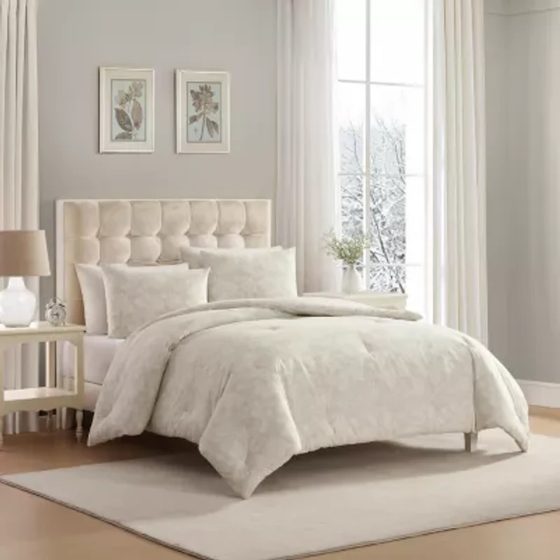 Laura Ashley Meredith Midweight Easy Care Comforter Set