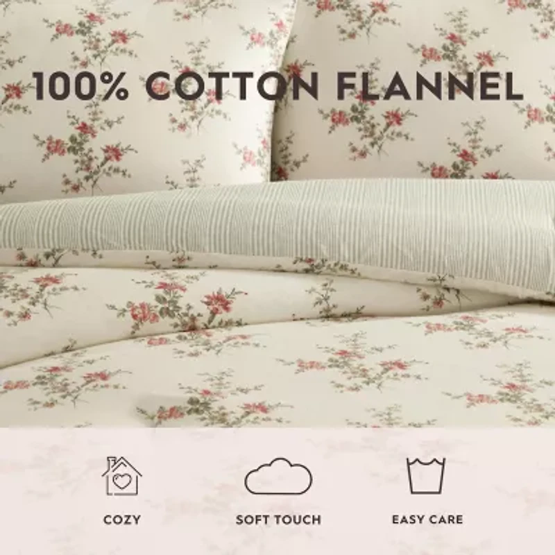 Laura Ashley Jessika Midweight Easy Care Comforter Set