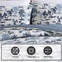 Eddie Bauer Vintage Forest Midweight Easy Care Comforter Set