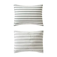Eddie Bauer Cooper Stripe Midweight Easy Care Comforter Set