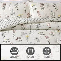 Eddie Bauer Wildflower Midweight Easy Care Comforter Set