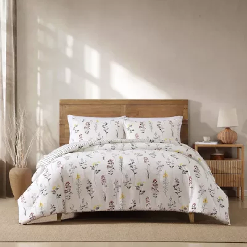 Eddie Bauer Wildflower Midweight Easy Care Comforter Set