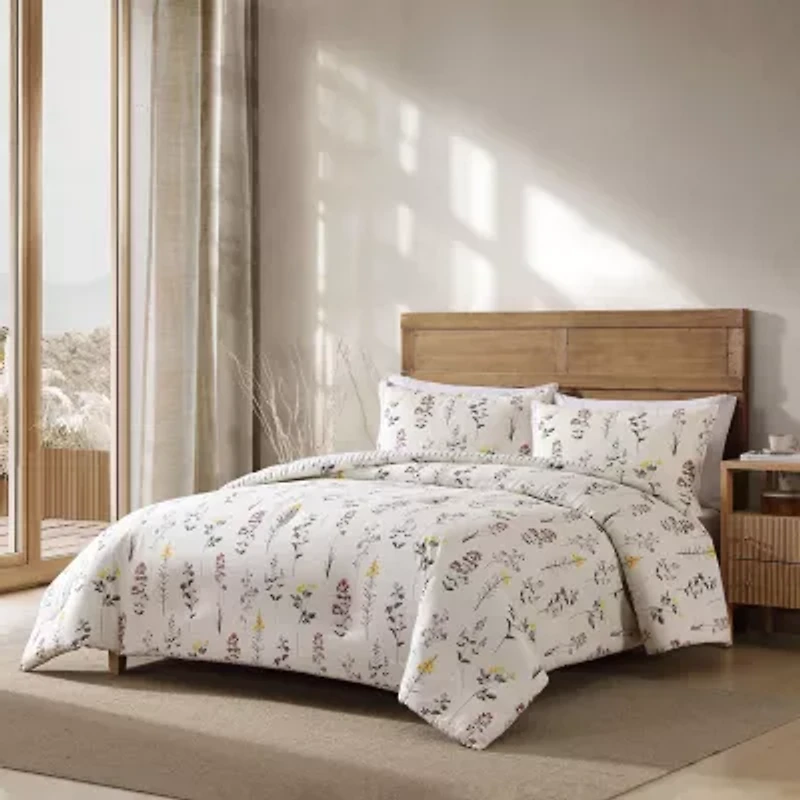 Eddie Bauer Wildflower Midweight Easy Care Comforter Set
