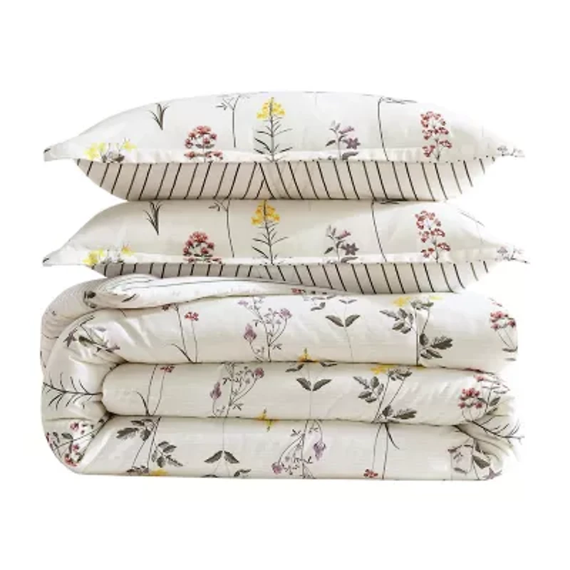 Eddie Bauer Wildflower Midweight Easy Care Comforter Set