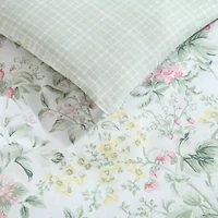 Laura Ashley Bramble Floral Midweight Easy Care Comforter Set
