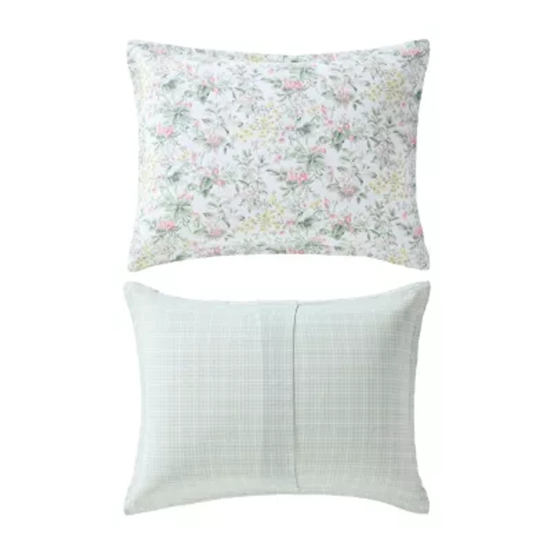 Laura Ashley Bramble Floral Midweight Easy Care Comforter Set