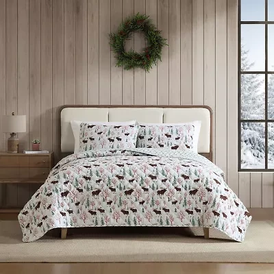 Eddie Bauer Mountain Moose Easy Care Quilt Set