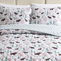 Eddie Bauer Mountain Moose Easy Care Quilt Set