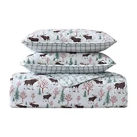 Eddie Bauer Mountain Moose Easy Care Quilt Set