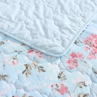 Laura Ashley Blissful Dreams Easy Care Quilt Set