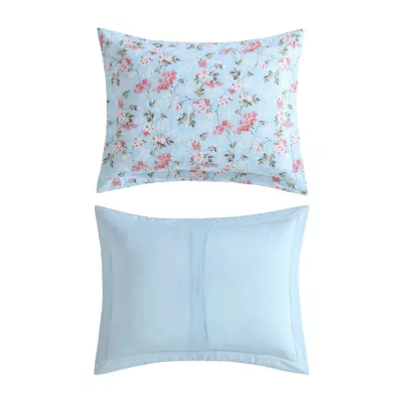 Laura Ashley Blissful Dreams Easy Care Quilt Set