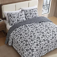 Eddie Bauer Woodblock Floral Easy Care Quilt Set