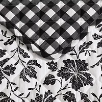 Eddie Bauer Woodblock Floral Easy Care Quilt Set