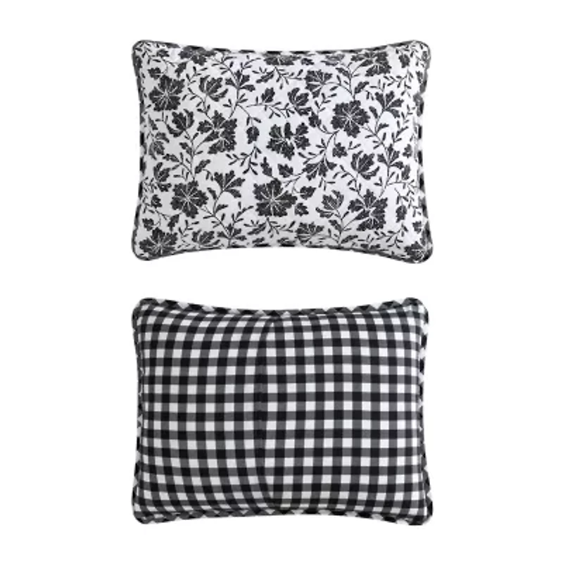 Eddie Bauer Woodblock Floral Easy Care Quilt Set