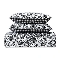 Eddie Bauer Woodblock Floral Easy Care Quilt Set