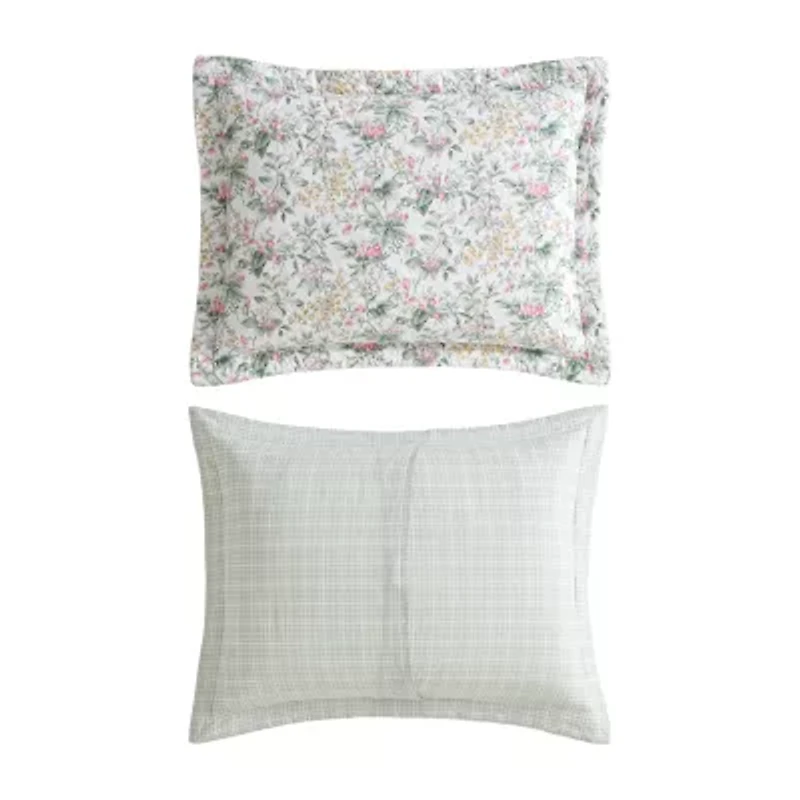 Laura Ashley Bramble Floral Easy Care Quilt Set