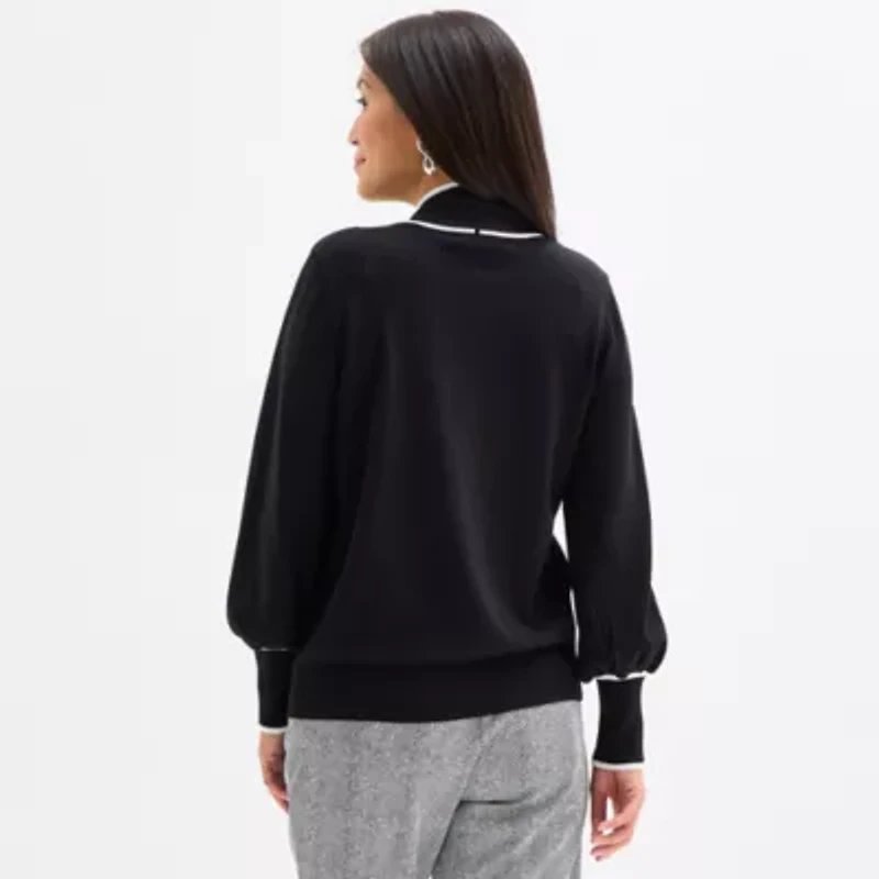 Liz Claiborne Womens Long Sleeve Pullover Sweater