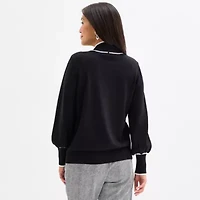 Liz Claiborne Womens Long Sleeve Pullover Sweater
