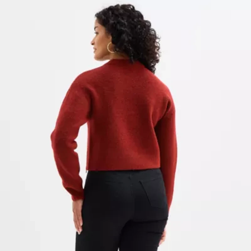 Bold Elements Womens Crew Neck Long Sleeve Pullover Sweater