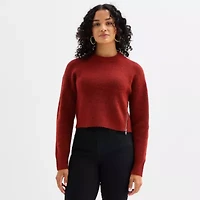 Bold Elements Womens Crew Neck Long Sleeve Pullover Sweater