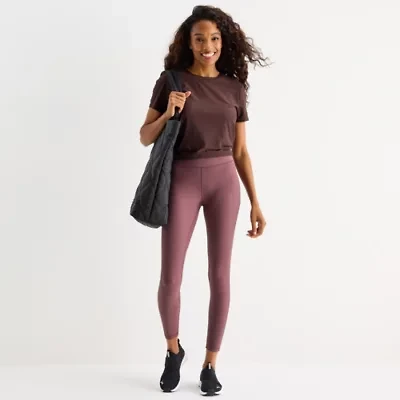 Xersion EverContour+ Womens Moisture Wicking High Rise 25" 7/8 Ankle Legging