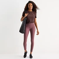 Xersion EverContour+ Womens Moisture Wicking High Rise 25" 7/8 Ankle Legging