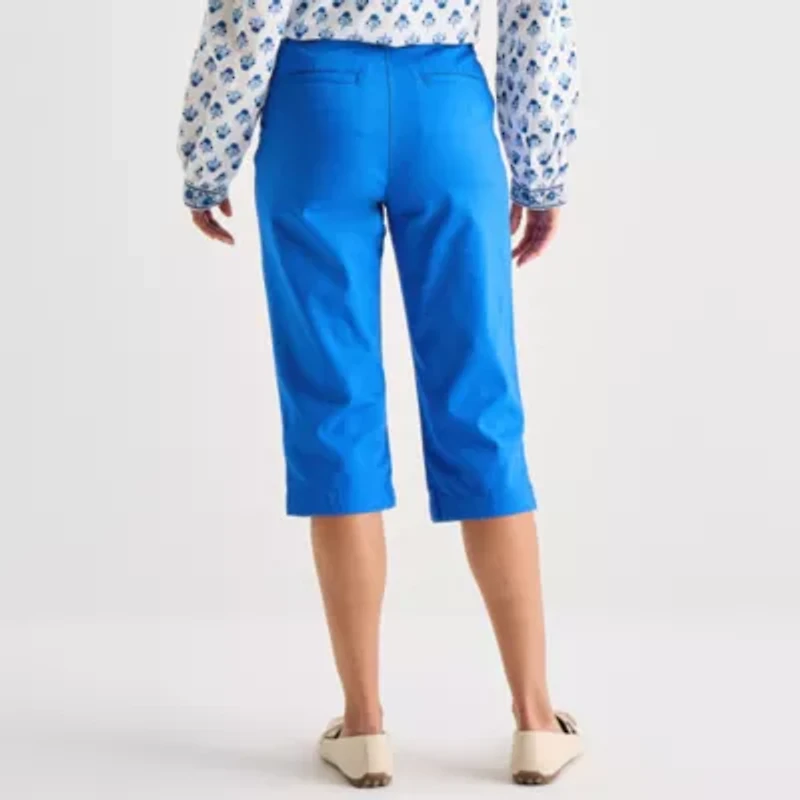 St. John's Bay Womens Mid Rise Capri Pant
