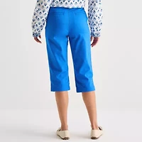 St. John's Bay Womens Mid Rise Capri Pant