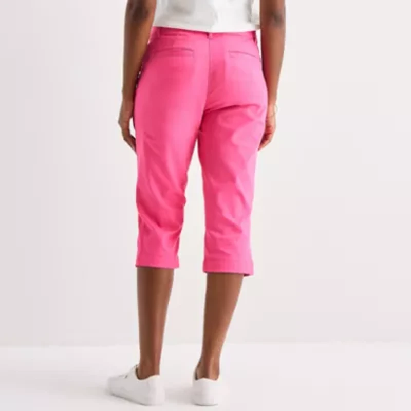 St. John's Bay Womens Mid Rise Capri Pant