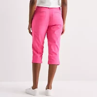 St. John's Bay Womens Mid Rise Capri Pant