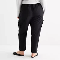Stylus Womens Cuffed Plus Cargo Pant