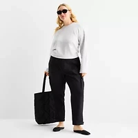 Stylus Womens Cuffed Plus Cargo Pant