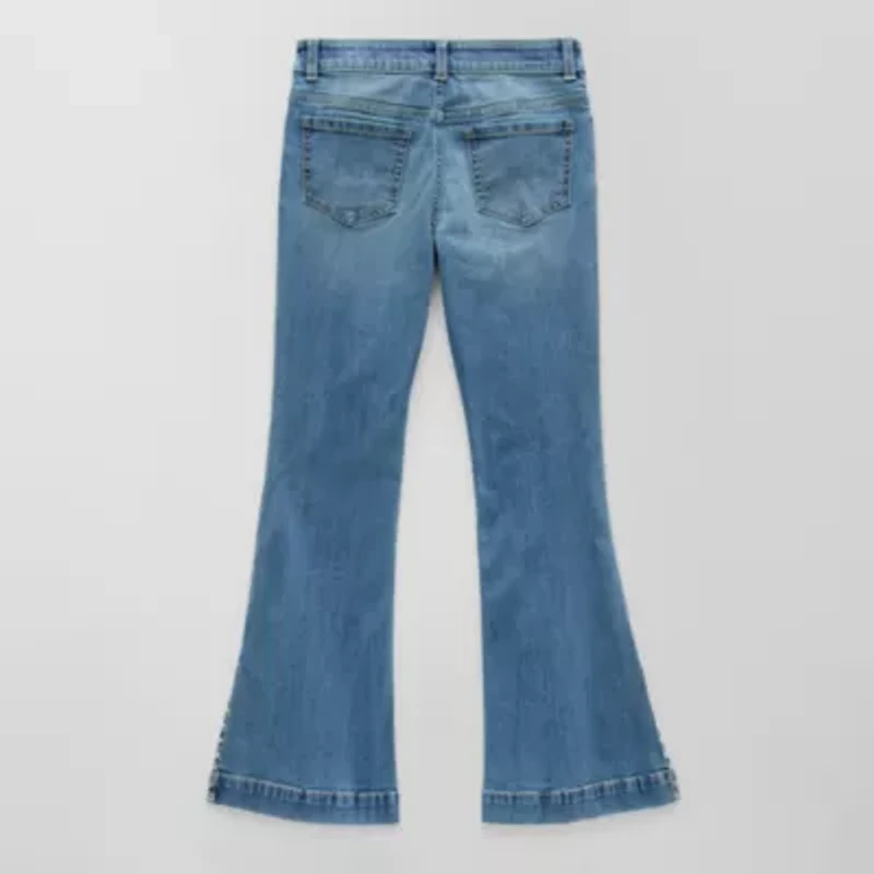 Thereabouts Little & Big Kid Girls Adaptive Flare Leg Jean