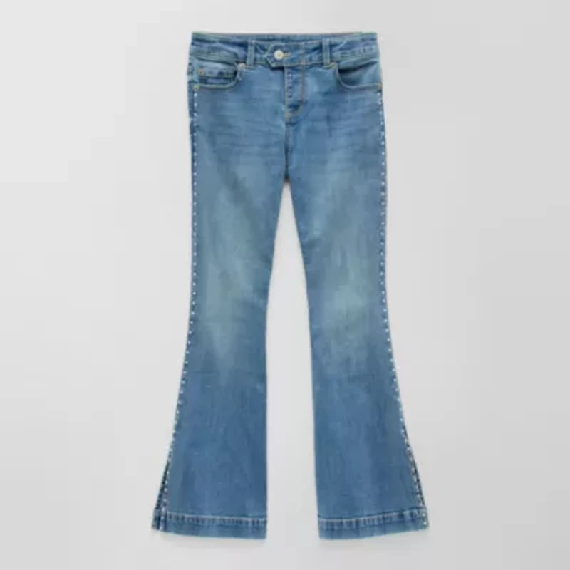 Thereabouts Little & Big Kid Girls Adaptive Flare Leg Jean