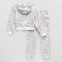 Xersion Fleece Little & Big Kid Girls 2-pc. Pant Set