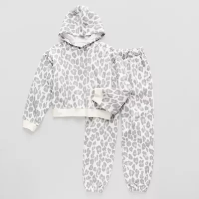 Xersion Fleece Little & Big Kid Girls 2-pc. Pant Set