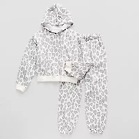 Xersion Fleece Little & Big Kid Girls 2-pc. Pant Set