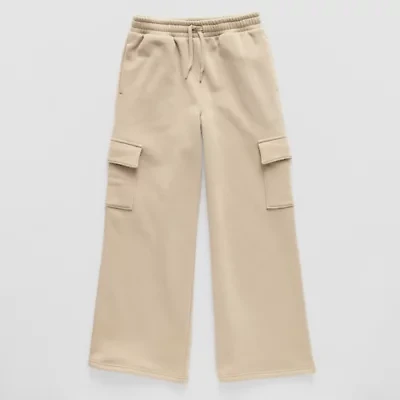 Xersion Big Kid Boys Mid Rise Straight Active Fleece Cargo Pant