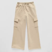 Xersion Big Kid Boys Mid Rise Straight Active Fleece Cargo Pant