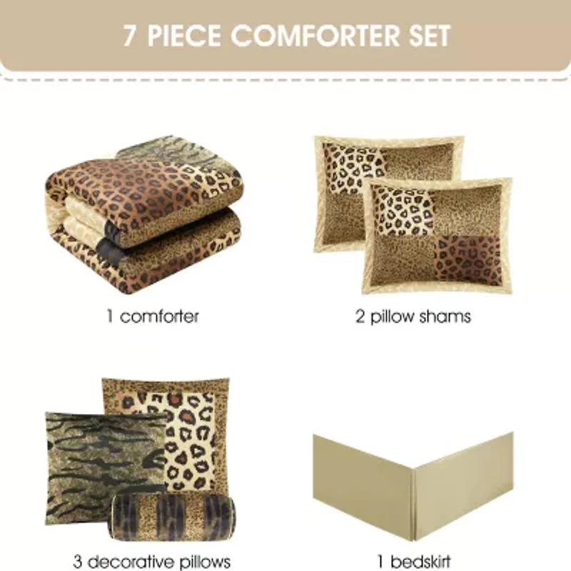 Stratford Park Saffa 7-pc. Complete Bedding Set