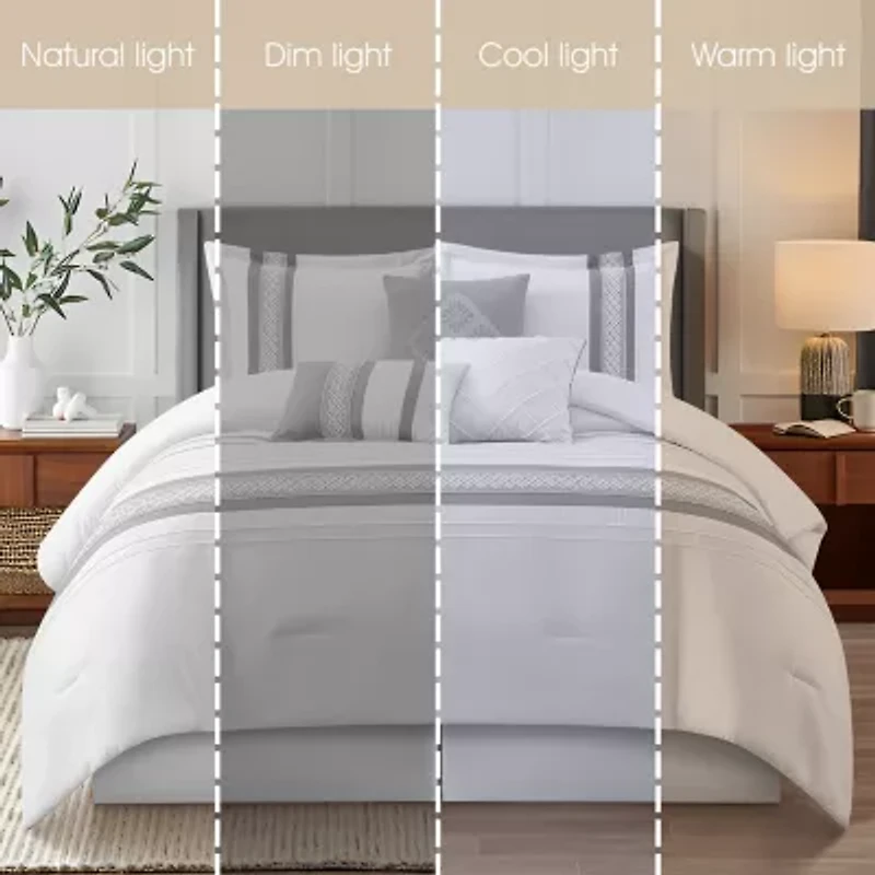 Stratford Park Keegan 7pc 7-pc. Lightweight Comforter Set