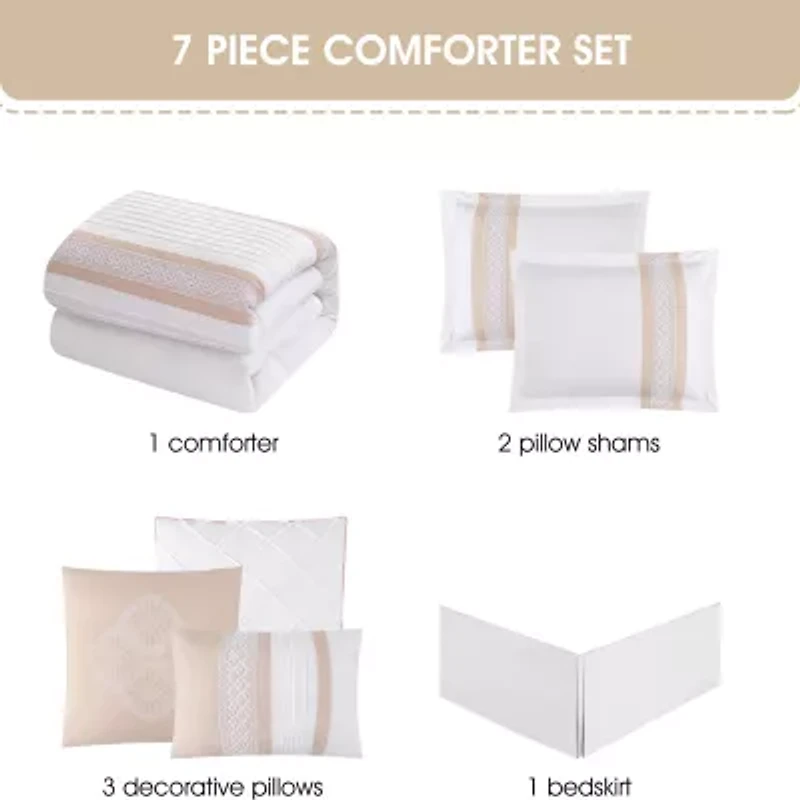 Stratford Park Keegan 7pc Lightweight Comforter Set
