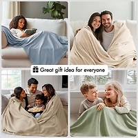 Madison Park Rayon From Bamboo Cooling Cotton Blanket Lightweight