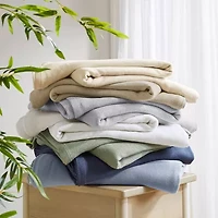 Madison Park Rayon From Bamboo Cooling Cotton Blanket Lightweight