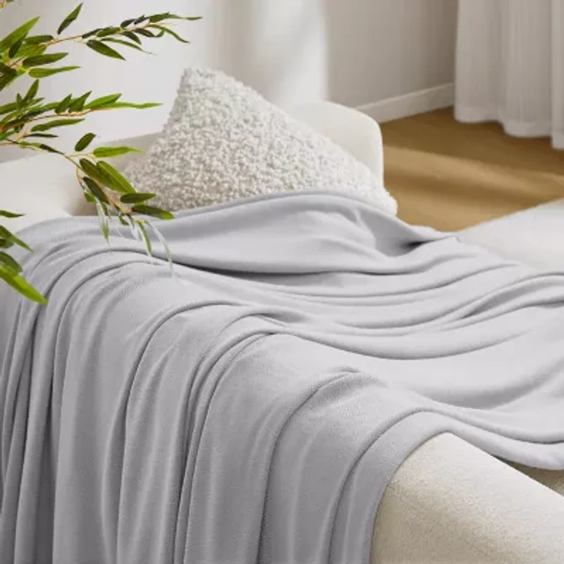 Madison Park Rayon From Bamboo Cooling Cotton Blanket Lightweight