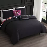 Bebejan Night Poppies 5-pc. Midweight Reversible Comforter Set