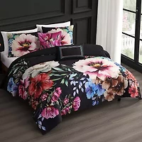 Bebejan Night Poppies 5-pc. Midweight Reversible Comforter Set