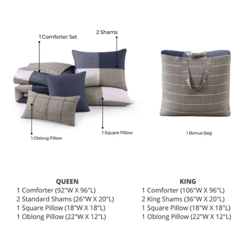 Bebejan 5-pc. Midweight Reversible Comforter Set