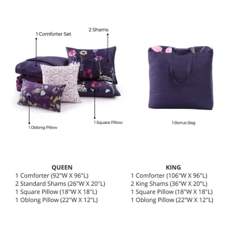 Bebejan 5-pc. Midweight Reversible Comforter Set